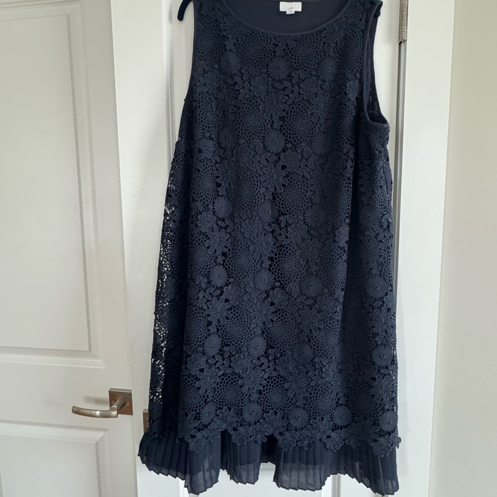 J. Jill Navy Women's Garment with Branded Label and Shrug Jackst